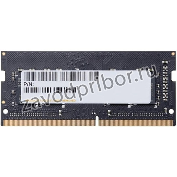 Оперативная память Apacer DDR4 8GB 2666MHz SO-DIMM (PC4-21300) CL19 1.2V (Retail) 1024*8 3 years (AS08GGB26CQYBGH/ ES.08G2V.GNH)