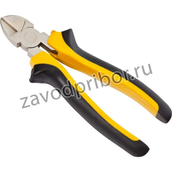 Кусачки боковые 200мм с изол. 2-комп. ручк. никель-хром 029903