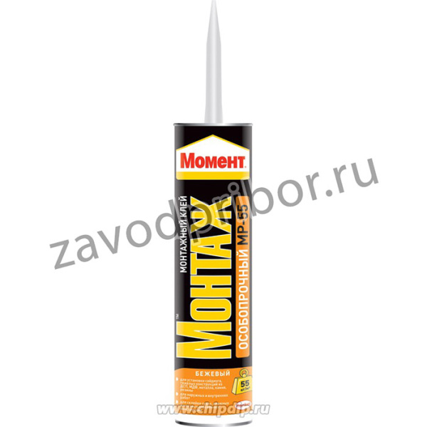Клей "Момент Монтаж Особопрочный MP-55", 423 г
