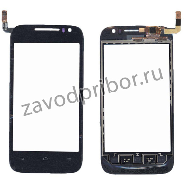 Сенсорное стекло (тачскрин) для Huawei Ascend G302D черное