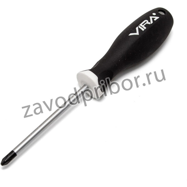 Отвертка pz2x100 cr-v эргономичная двухкомпонентная ручка 391101