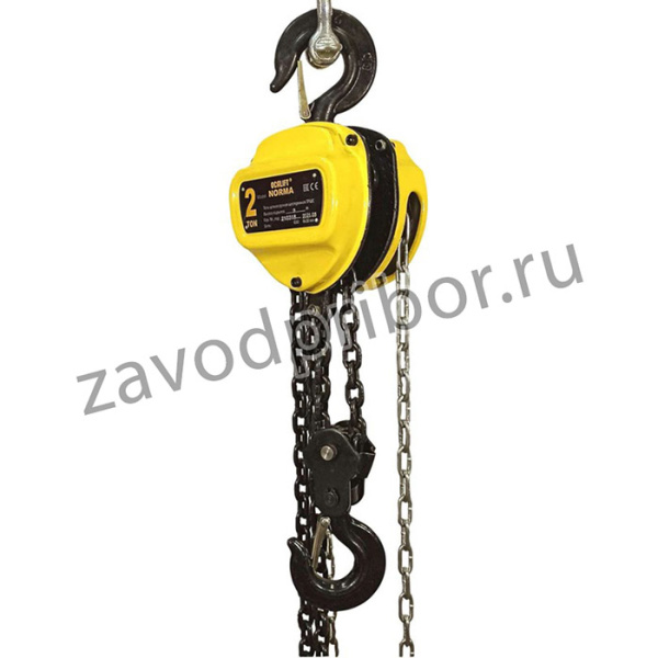 Таль ручная цепная NORMA ТРШ 2т 3м nm20003