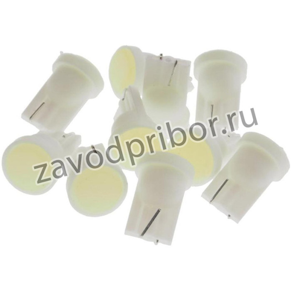 010514W, Лампа светодиодная 12V W5W T10W W2.1x9.5d бесцокольная COB 1 SMD CHIPS White MEGA ELECTRIC