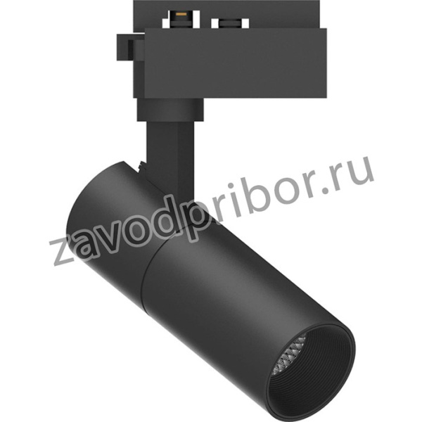 Светильник трековый на шинопровод, однофазный AL140, 24W, 4000К белый, 2160Lm, черный, 41612