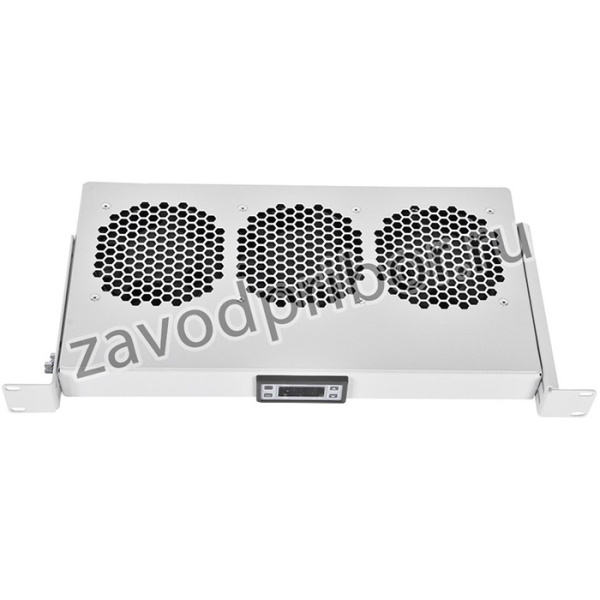 CMO-R-FAN-3K-1U, Модуль вентиляторный 19" 1U, 3 вентилятора, регул. глубина 200-310 мм с контроллером