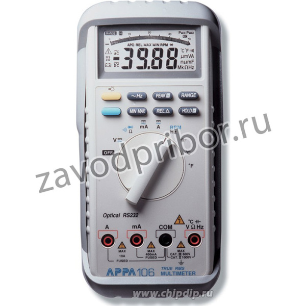 APPA 106, Мультиметр цифровой True RMS (Госреестр РФ)