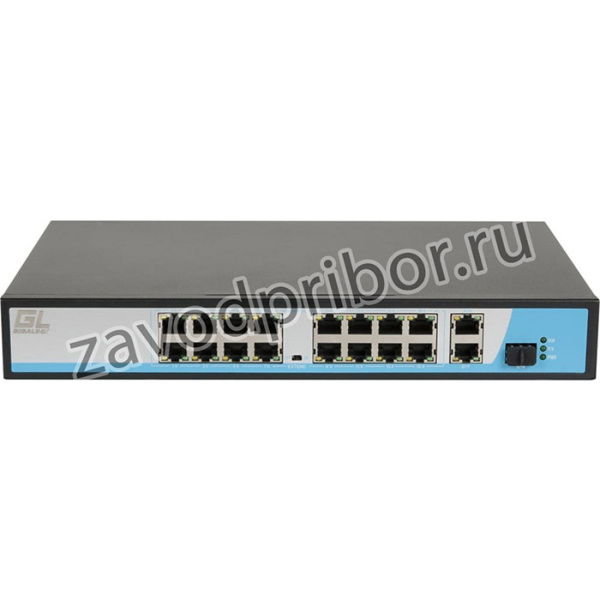 Неуправляемый коммутатор 16PoE802.3af порта 10/100Мбит/с GL-SW-F005-16P