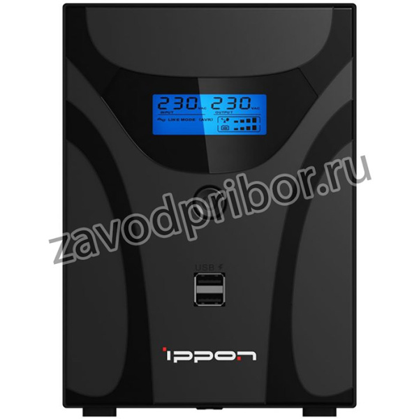 Источник бесперебойного питания Ippon Smart Power Pro II 2200 1200Вт 2200ВА черный