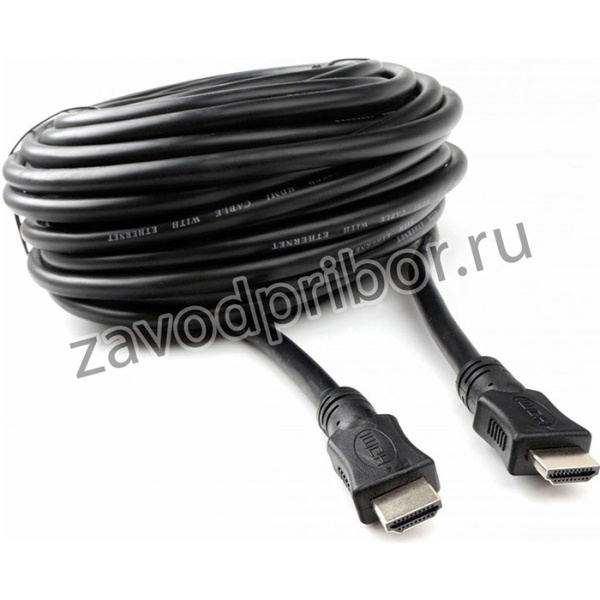 Кабель HDMI 20м v2.0 19M/19M серия Light черный позол.разъемы экран пакет CC-HDMI4L-20M