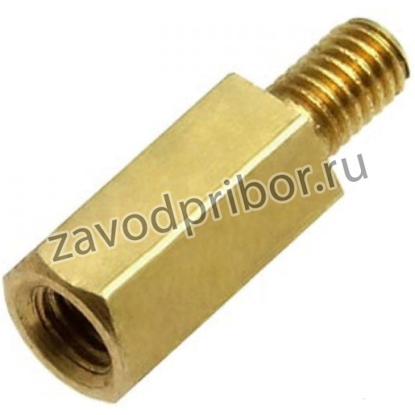 PCHSN-8, Стойка для печатных плат, шестигр., латунь, М3, 8мм