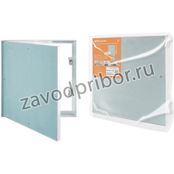 Люк под покраску короб, алюминиевый, нажимной, 600х600, TDM