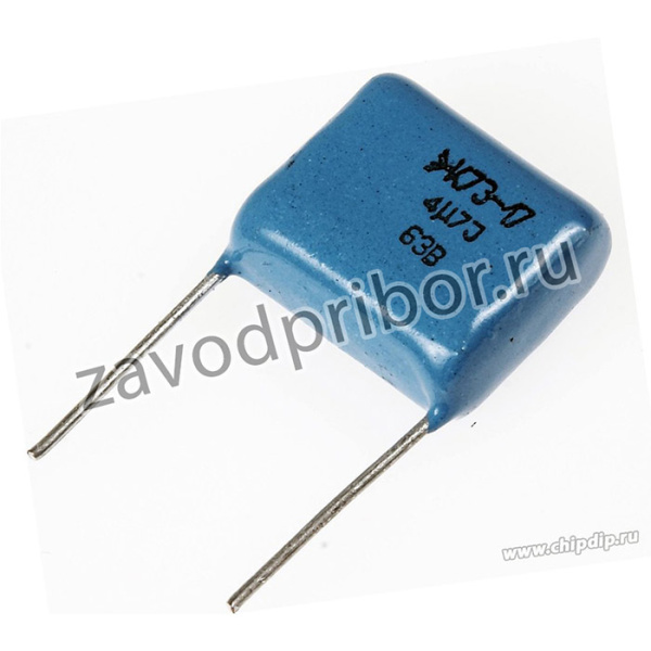 К73-17-0,1 мкф-250В-10%, Конденсатор пленочный