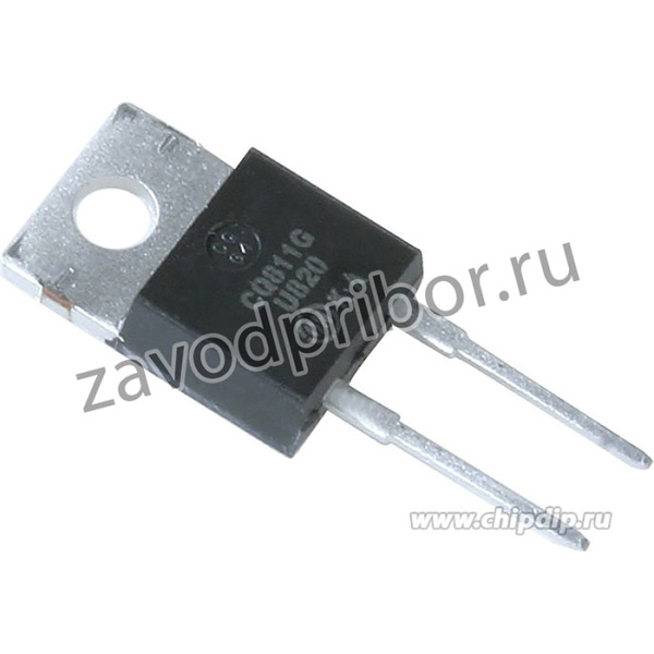 MUR820G, Ультрабыстрый диод 8А 200В [TO-220AC]