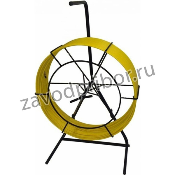 Протяжка для кабеля мини УЗК d=4,5 мм L=60 м в кассете №3, желтый СП-К3-4,5/60