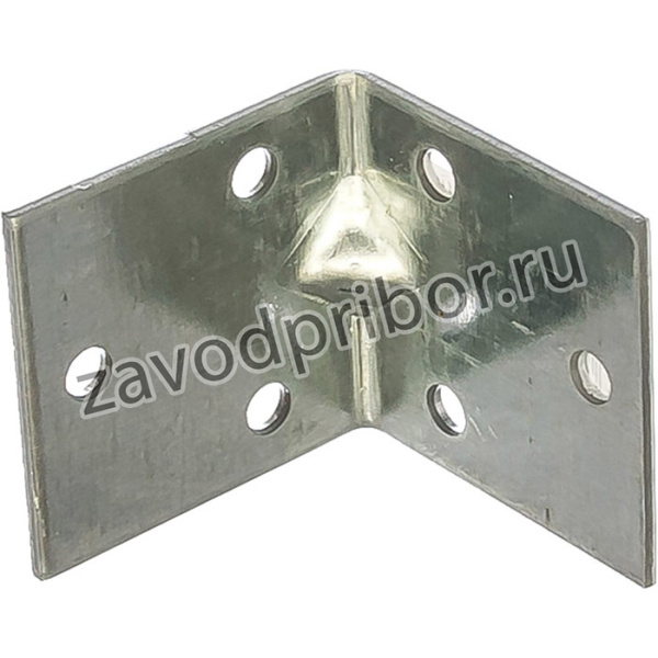 Уголок крепежный оцинк. усиленный 40x40x40x1,5 мм - накл. 124409