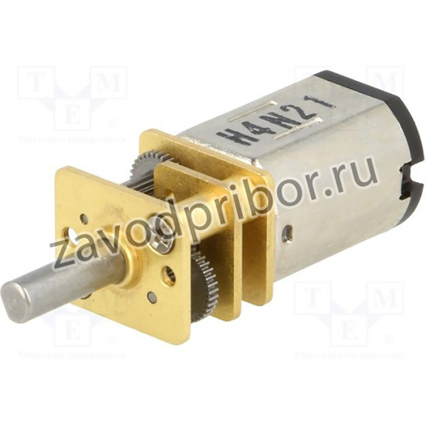 POLOLU-3039, Двигатель: DC, с редуктором, HPCB 12V, 12ВDC, 750мА, Ось: D профиль
