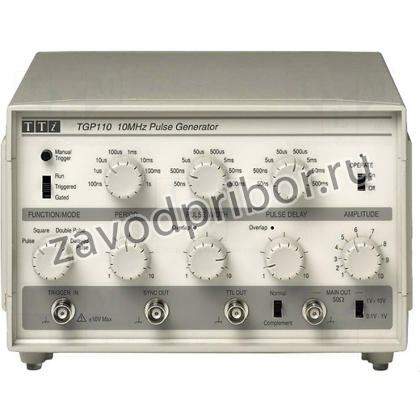 TGP110, Генератор: сигналов, 10МГц, 0,1Гц-10MГц, Ch: 1, Вилка: EU, UK