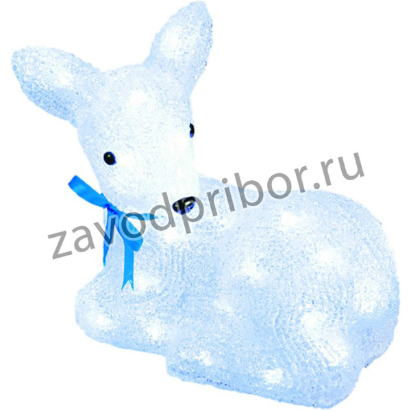 Светодиодная фигура ULD-M2926-040/STA WHITE IP20 LYING FAWN-1 Лежащий оленёнок-1 11031