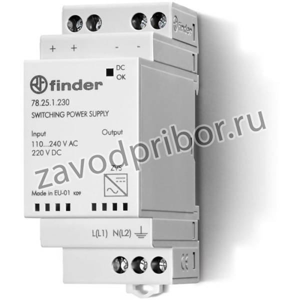 Импульсный источник питания вход 110-240в Ac/220в Dc, выход 24в Dc, 25вт, 1а, 782512302400