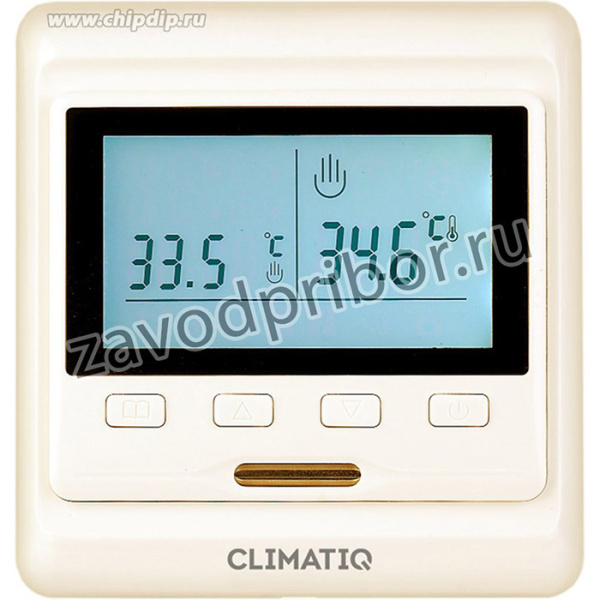 Сенсорный терморегулятор CLIMATIQ ST (слоновая кость)