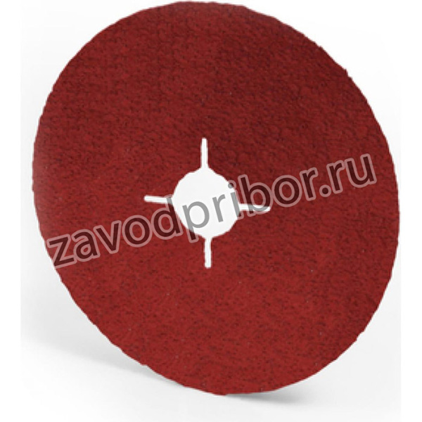 XF885 125мм х 22мм P60 Керамический фибровый диск со шлицами 50 шт/уп 000704