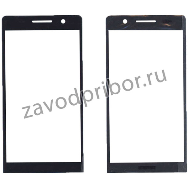 Стекло для Huawei Ascend P6 черное