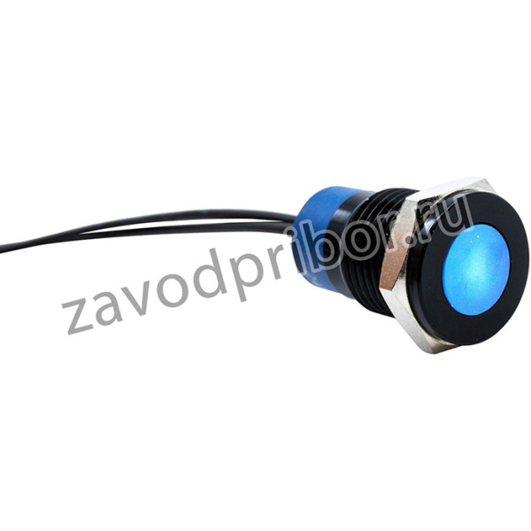 PVL12FW145, PILOT LAMP INDICATOR, BLUE, 12.2MM, 24V