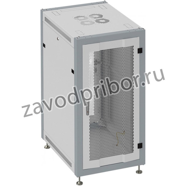 SL 6818.733, Шкаф коммутационный 18U 600х800х935 передняя и задняя двери-перфорация, SL 6818 733