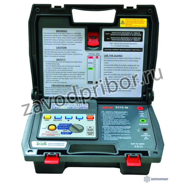 6310 IN — измеритель сопротивления изоляции