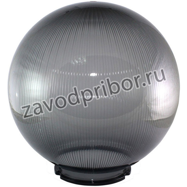 Рассеиватель шар ПММА 300 мм дымчатый призма (байонет 145 мм) TDM