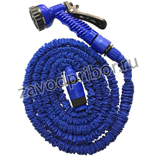 Шланг поливочный синий от 5 до 15 метров ЗЛ-34/15 /30/ 0Р-00015479