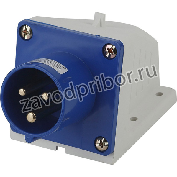 Вилка ЭРА VS-16-2P-PE-IP44 стационарная 513 2Р+РЕ 16А 220В IP44 Б0032855