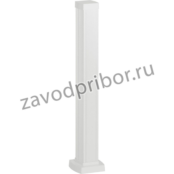 Мини-колонна 0,68m, 1 секция, корпус и крышка из ПВХ, цвет белый