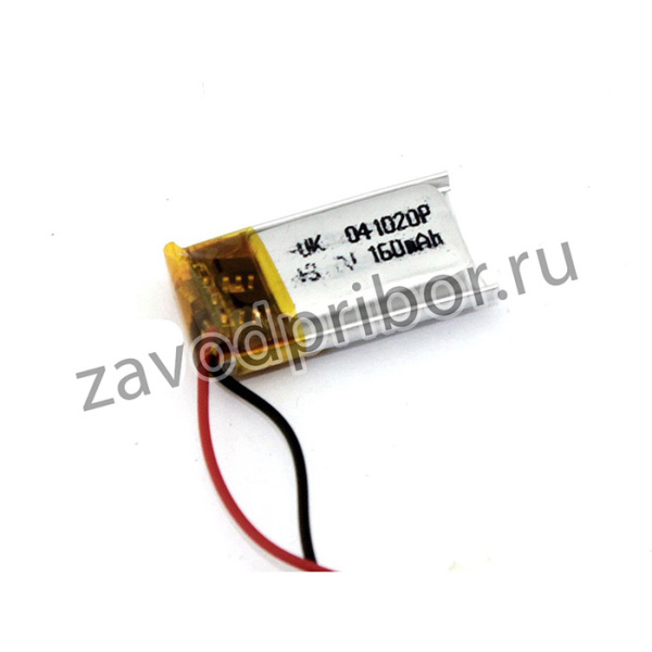 Аккумулятор универсальный 4x10x20 мм 3.8V 50mAh Li-Pol (2 Pin)