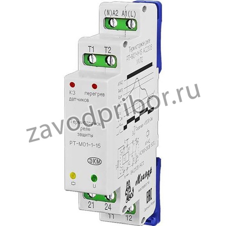 Реле защиты двигателя термисторное РТ-М01-1-15 УХЛ4 230В AC Меандр A8302-16939183