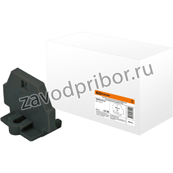 Торцевая пластина для клемм МКМ 4мм2 универсальная (черная) TDM