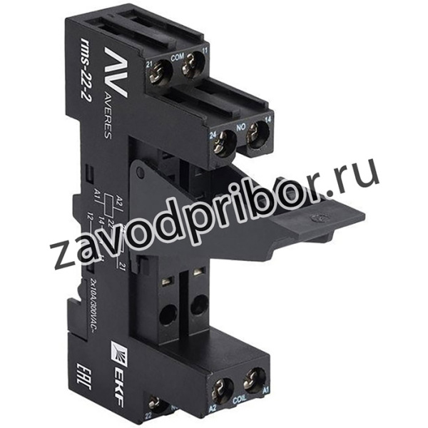 Разъем для реле РM slim 22/2 AVERES EKF rms-22-2