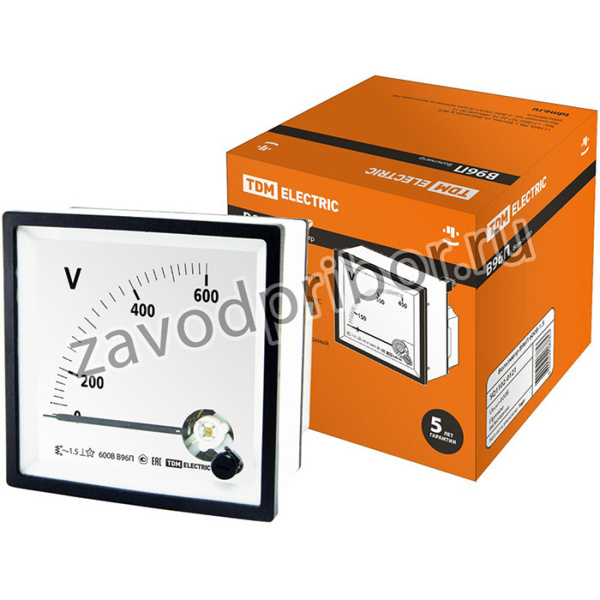 Вольтметр В96П 600В-1,5 TDM