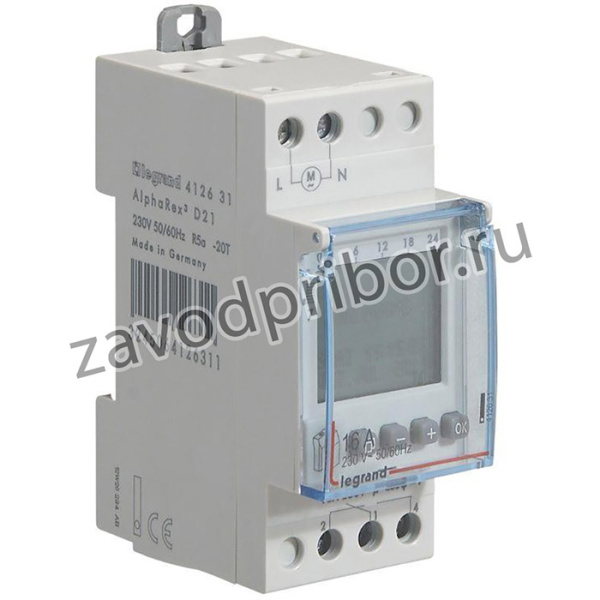 Многофункциональный недельный таймер с электронным дисплеем 1 выход