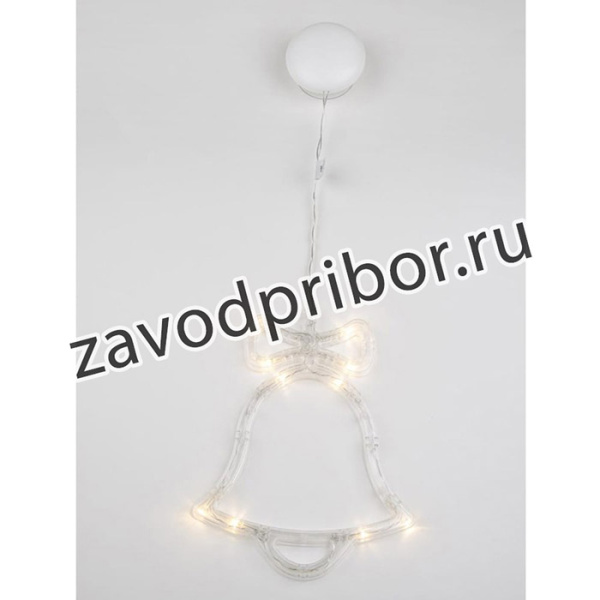 Светодиодная фигура на батарейках Колокольчик ULD-H1620-010/STA/3AAA WARM WHITE, IP20, BELL UL-00007253