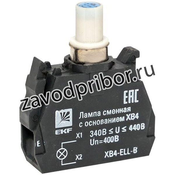 Лампа сменная с основанием XB4 син. 400В PROxima EKF XB4-ELL-B