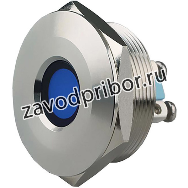 623-1404-304F, LED Panel Mount Indicator Uni-Color Blue 300mcd 2-Pin Bag