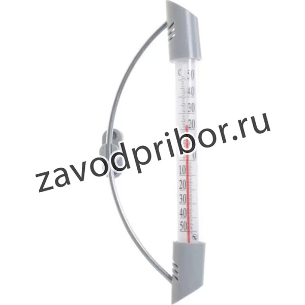 Оконный термометр Премиум ТБ-209 на гвоздиках/липучке, нерж. сталь, блистер PL6101