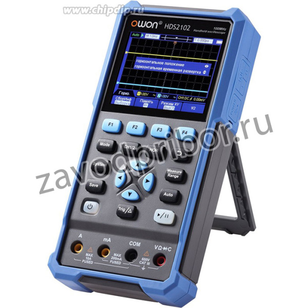 HDS2102 портативный 2-х канальный осциллограф 100 МГц