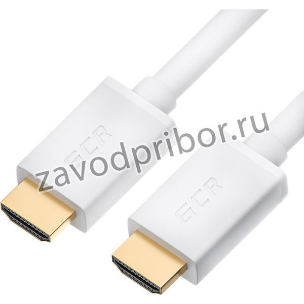 GCR-HM761-1.5m, GCR Кабель 1.5m HDMI 2.0, белый, HDR 4:2:2, Ultra HD, 4K 60 fps 60Hz/5K*30Hz, 3D, AUDIO, 18.0 Гбит/с