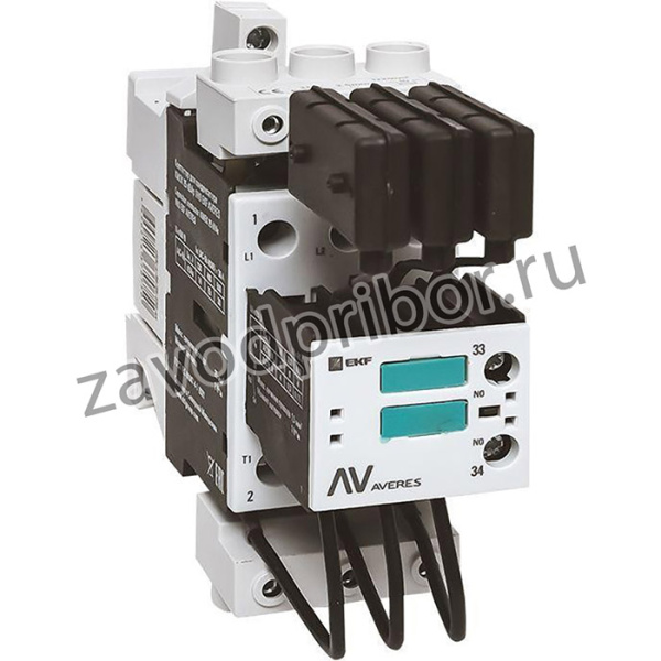 Контактор для конденсатора КМЭК 25квар 230В 1NО AVERES EKF ctrk-s-36-25-230-av