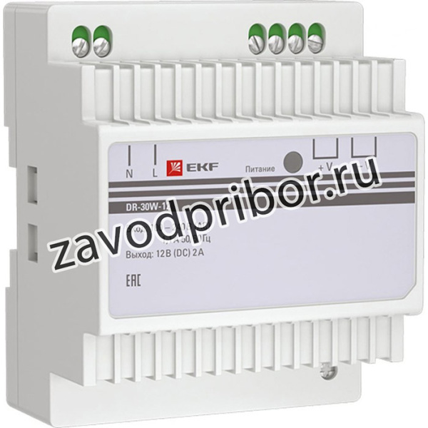 Блок питания EKF, 12В DR-30W-12 PROxima dr-30w-12
