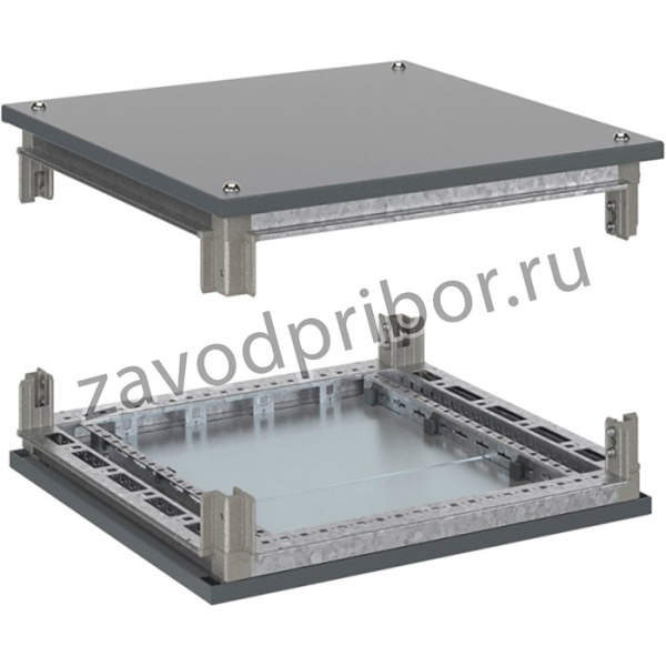 Комплект крыша и основание для оцинкованных шкафов OptiBox M 600x600мм КЭАЗ 306698