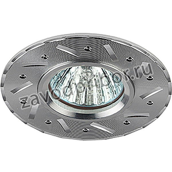 KL41 SL Светильник ЭРА литой "алюминевый " MR16,12V/220V, 50W серебро Б0003849