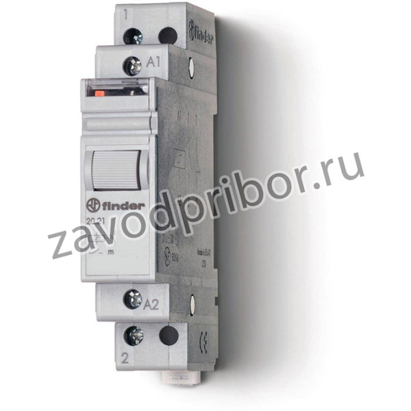 Finder, Модульное импульсное реле; 1НО контакт 16А ;= 12В DC;, 202190120000